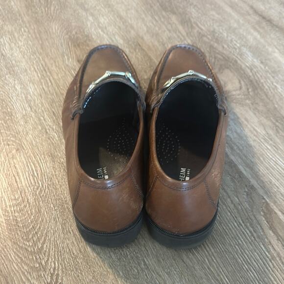 Florsheim Tuscany Moc Toe Bit Loafers Brown Size 9 Business Casual - Picture 4 of 7